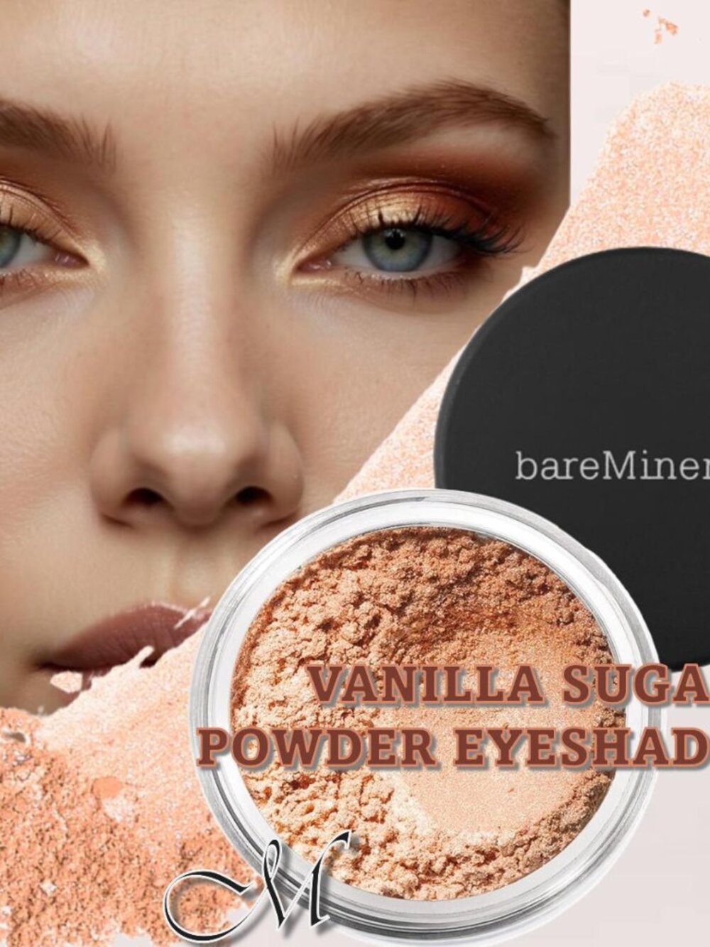 BareMinerals Single Loose Mineral Blendable Eyeshadow* ~ Vanilla Sugar NIP .57g